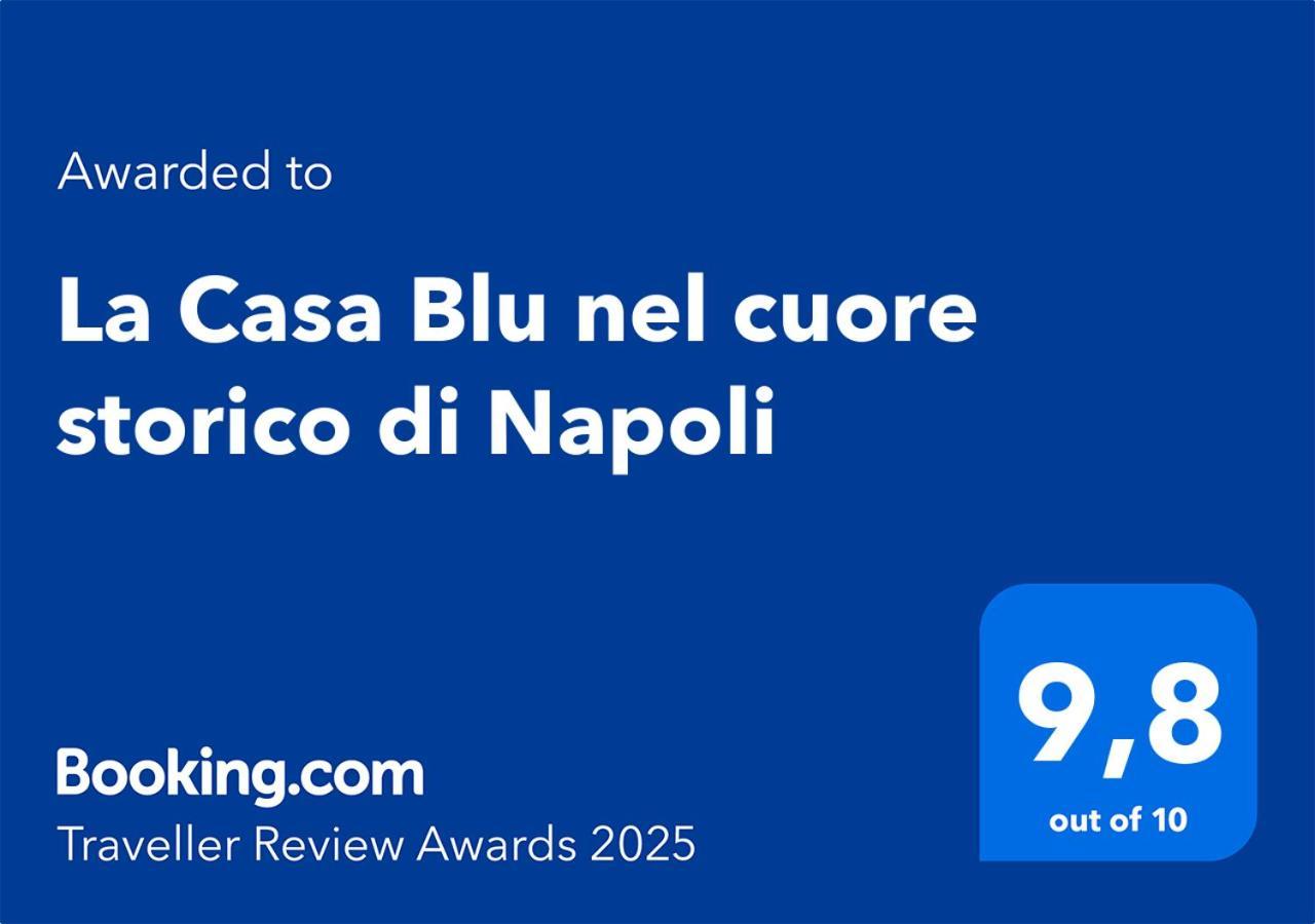 La Casa Blu Nel Cuore Storico Di Napoli Ngoại thất bức ảnh